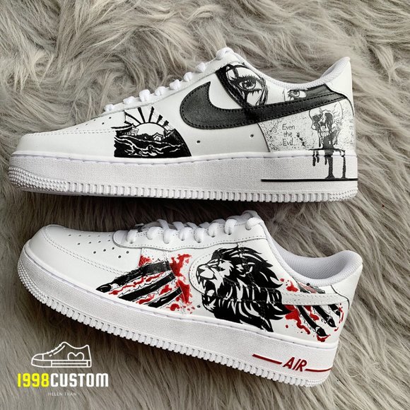 Authentic Nike Air Force 1 Custom Free Shipping - Picture 2 of 5